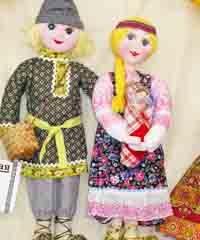 Куклы. Фото с выставки Православие 2008